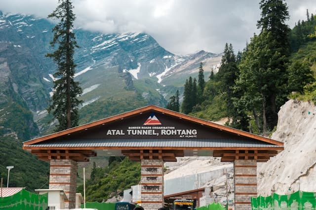 Atal Tunnel Entrance